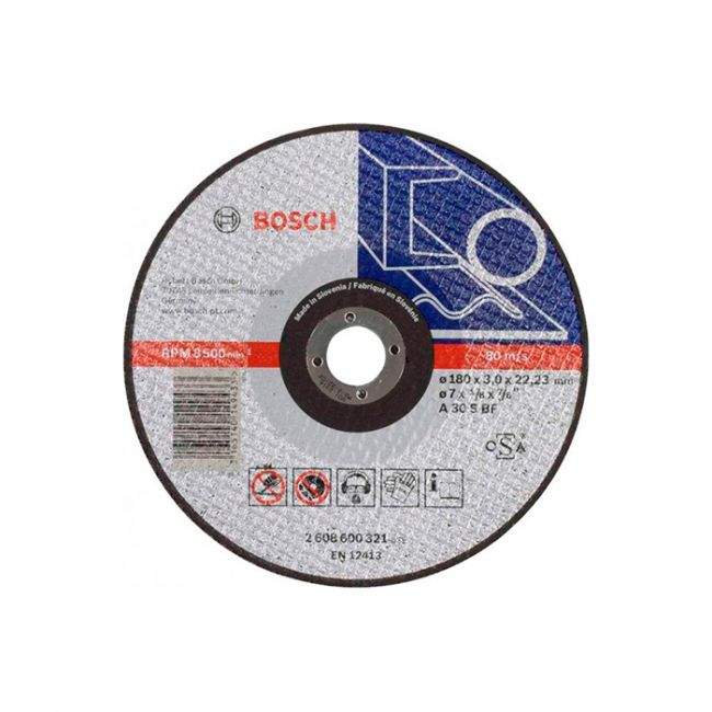 Круг отрезной Bosch Expert for Metal прямой 180x3 мм (2608600321)
