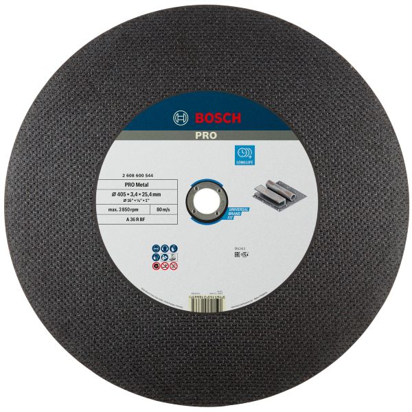 Круг відрізний Bosch PRO Metal 400?3.2?25.4 мм (2608600544)