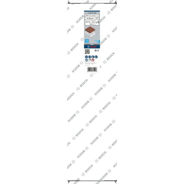 Алмазна коронка для сухого свердління Bosch PRO Core Cutter 1 1/4" UNC, 102x400 мм (2608601408)