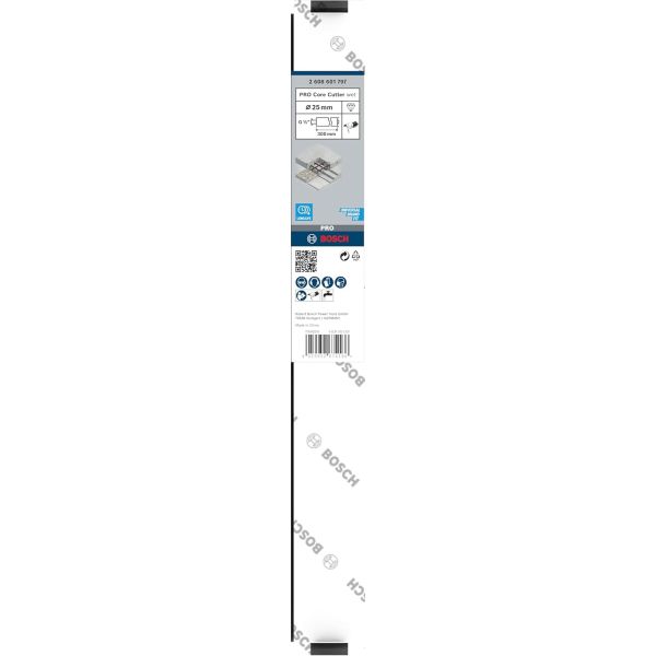 Алмазна коронка Bosch PRO Core Cutter wet, 25х300 мм, G 1/2" (2608601797)