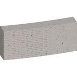 Змінні алмазні сегменти для коронки Bosch PRO Core Cutter wet, 300x10 мм, 1 1/4 UNC, 20 шт (2608601807)