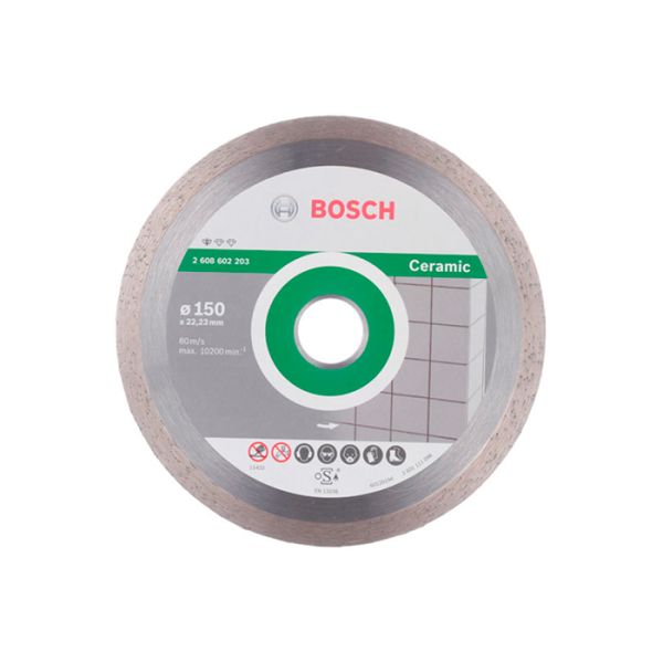 Диск отрезной алмазный по керамике Bosch 150x22,23x1,6 (2608602203)