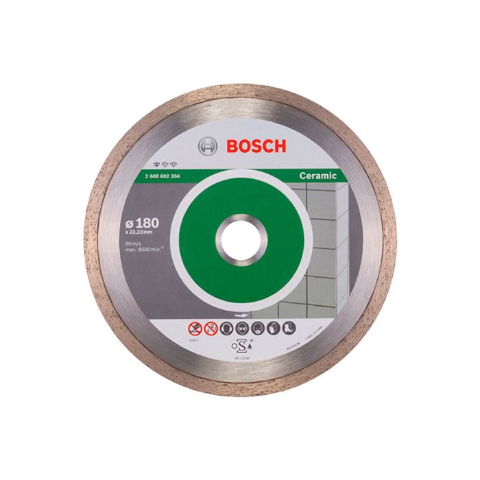 Диск отрезной алмазный по керамике Bosch 180x22,23x1,6 (2608602204)
