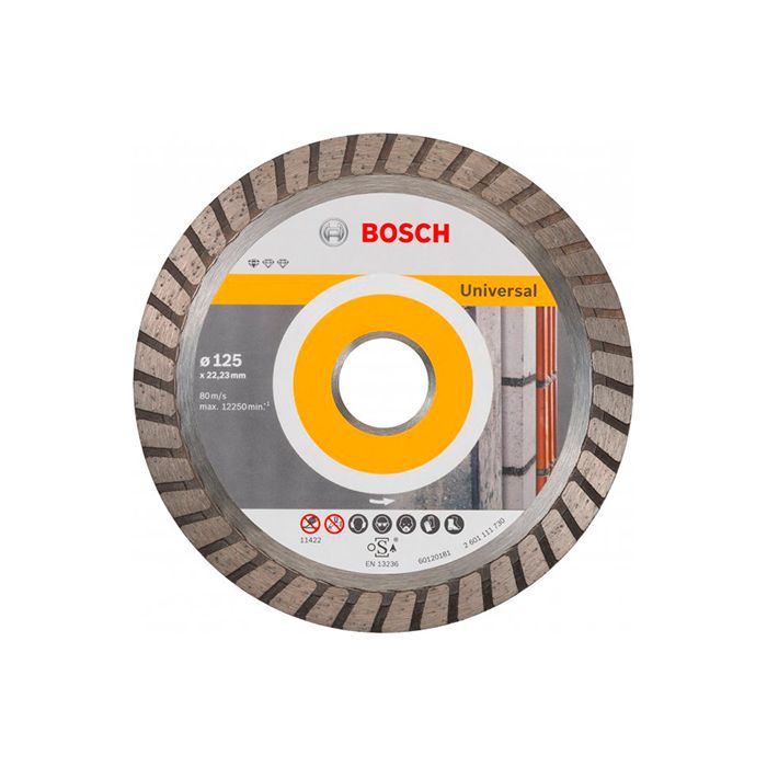 Диск отрезной алмазный универсальный Bosch 125x22,23x2 (2608602394)