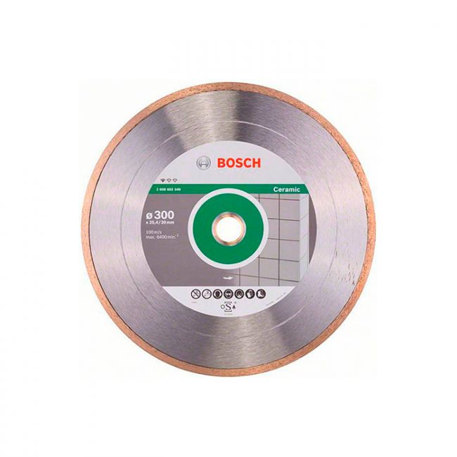 Диск отрезной алмазный по керамике Bosch 300x30/25,4x2 (2608602540)