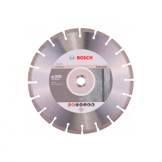 Диск отрезной алмазный по бетону Bosch 300x22,23x3,1 (2608602542)