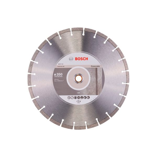 Диск отрезной алмазный по бетону Bosch 350x20/25,4x2,8 (2608602544)
