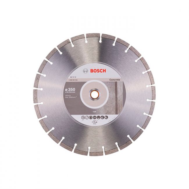 Диск отрезной алмазный по бетону Bosch 350x20/25,4x2,8 (2608602544)