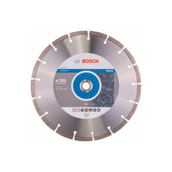 Диск отрезной алмазный по камню Bosch 300x20/25,4x3,1 (2608602602)