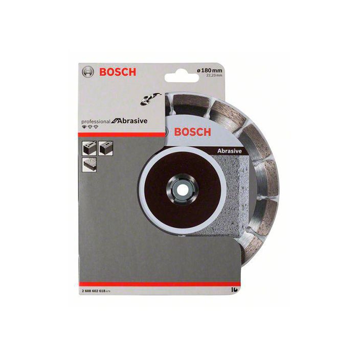 Диск отрезной алмазный по абразиву Bosch 180x22,23x2 (2608602618)