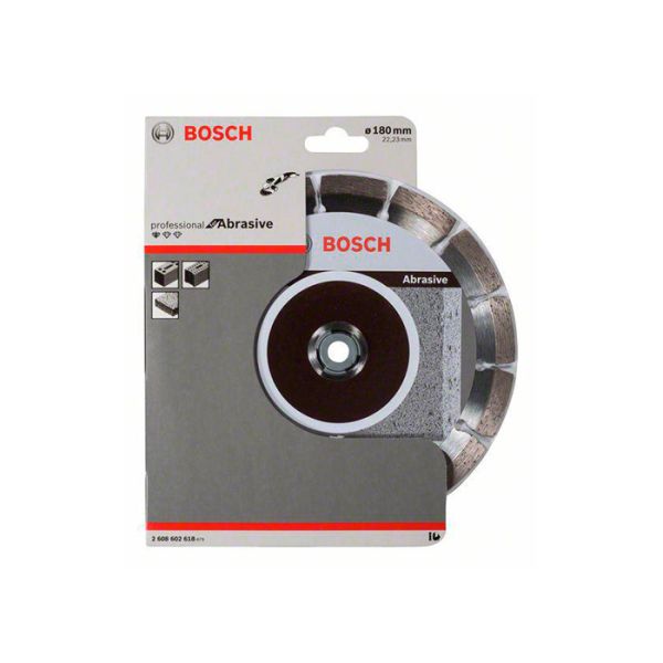 Диск отрезной алмазный по абразиву Bosch 180x22,23x2 (2608602618)