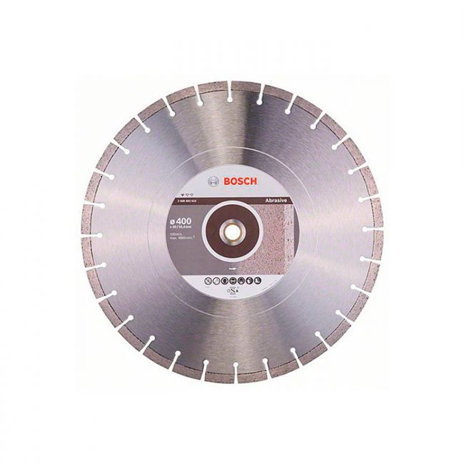 Диск отрезной алмазный по абразиву Bosch 400x20/25,4x3,2 (2608602622)