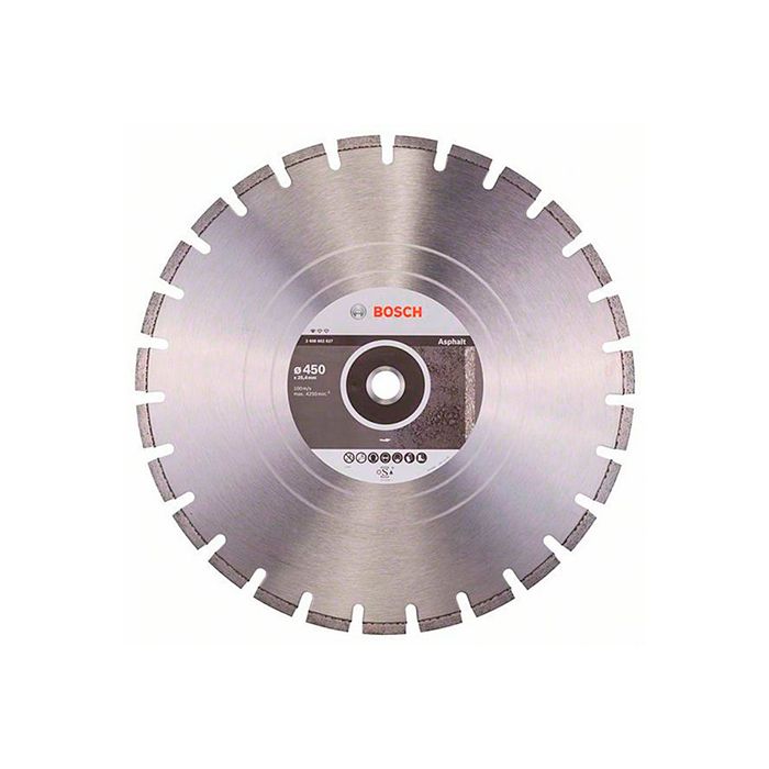 Диск отрезной алмазный по асфальту Bosch 450x25,4x3,2 (2608602627)