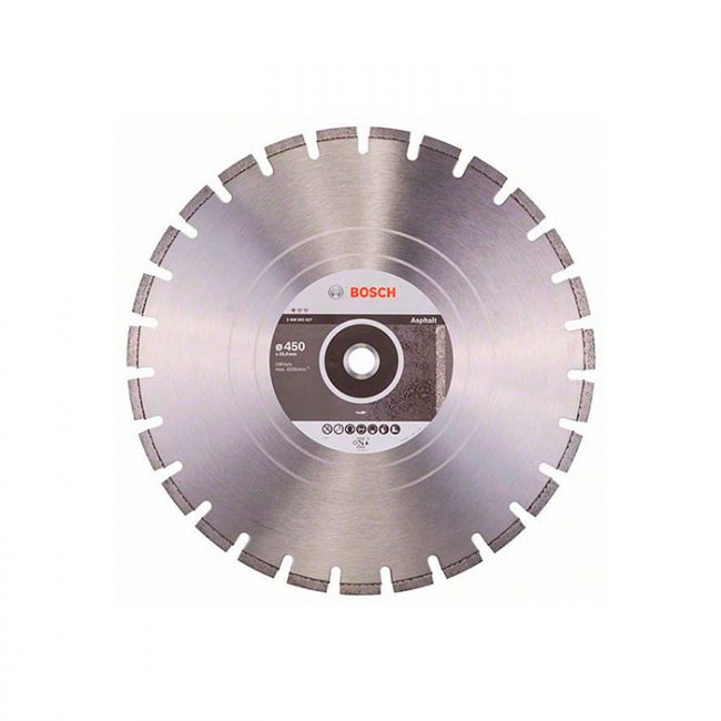 Диск отрезной алмазный по асфальту Bosch 450x25,4x3,2 (2608602627)