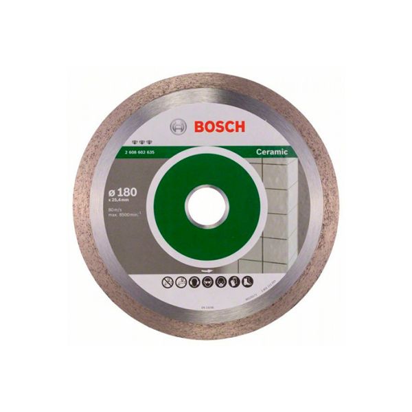 Диск отрезной алмазный по керамике Bosch 180x25,4x2,2 (2608602635)