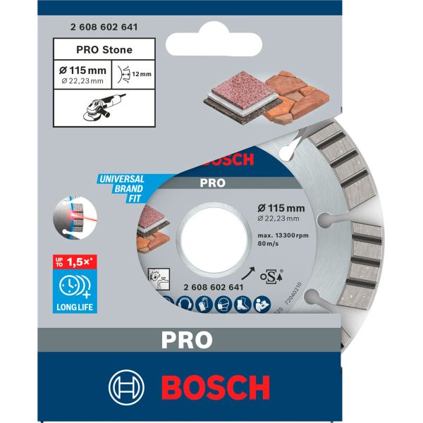 Алмазний круг Bosch Best for Stone 115x22,23x2,2x12 мм (2608602641)