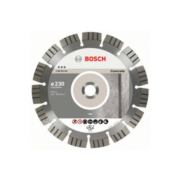 Диск отрезной алмазный по бетону Bosch 300x22,23x2,8 (2608602656)