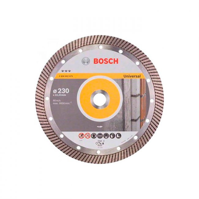 Диск отрезной алмазный универсальный Bosch 230x22,23x2,5 (2608602675)