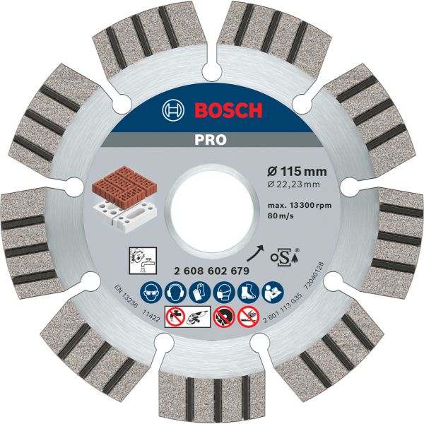 Алмазний круг Bosch Best for Abrasive 115x22.23x2.2x12 мм (2608602679)