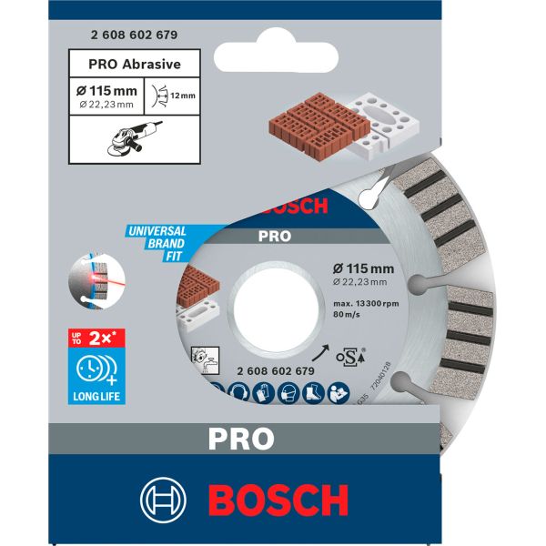 Алмазний круг Bosch Best for Abrasive 115x22.23x2.2x12 мм (2608602679)