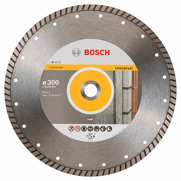 Алмазний диск Bosch Standard for Universal 300x22.23x3x10 мм (2608602696)