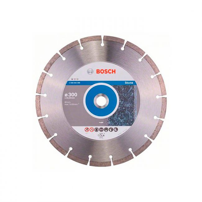 Диск отрезной алмазный по камню Bosch 300x22,23x3,1 (2608602698)