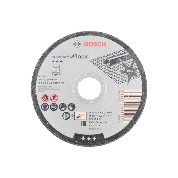 Круг отрезной Bosch Standard for Inox 115x1 мм (2608603169)