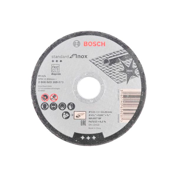 Круг отрезной Bosch Standard for Inox 115x1 мм (2608603169)