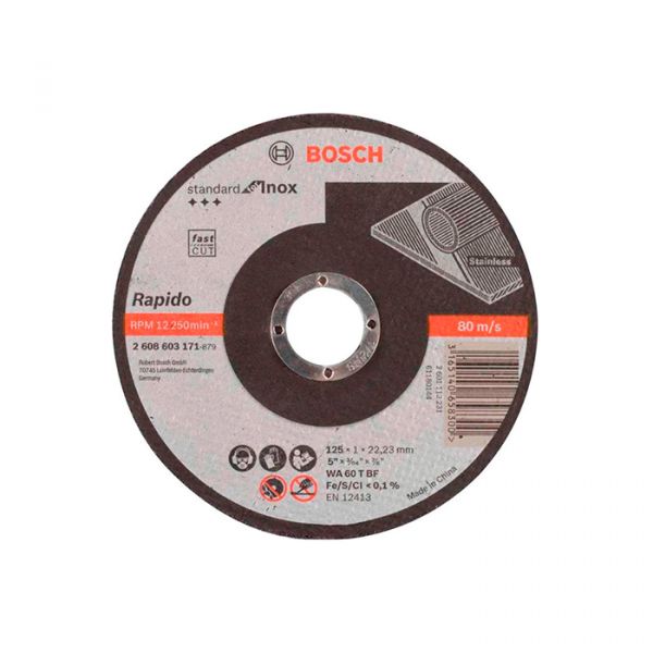 Круг отрезной Bosch Standard for Inox 125x1 мм (2608603171)