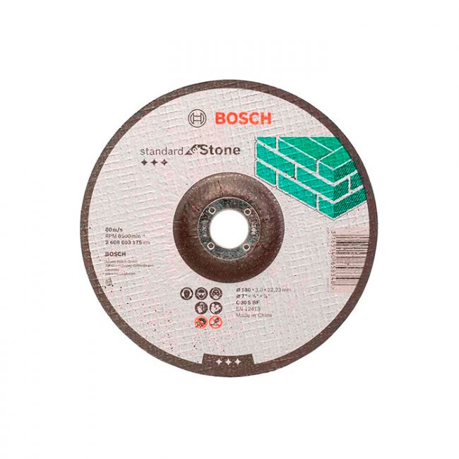 Круг відрізний Bosch Standard for Stone опуклий 180x3 мм (2608603175)
