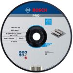 Зачисний круг Bosch PRO Metal 230х6х22.23 мм випуклий (2608603184)