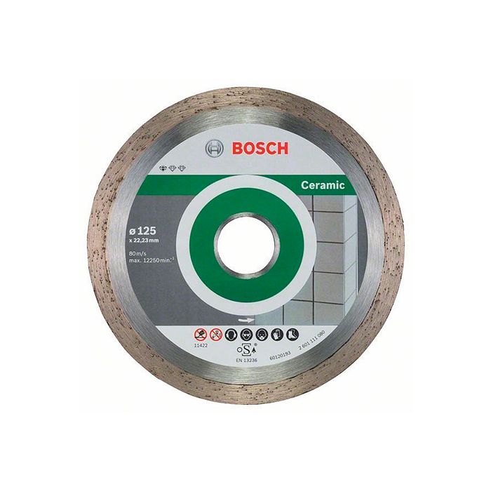 Диск алмазный по керамике Bosch 125x22,23x1,6 (10 шт) (2608603232)