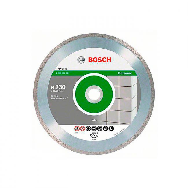 Диск отрезной алмазный по керамике Bosch Standard for Ceramic 230x22.2x1.6 мм (10 шт) (2608603234)