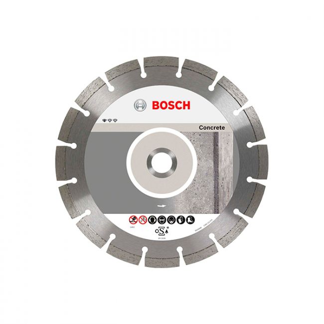 Диск отрезной алмазный по бетону Bosch Standard for Concrete 115x22.2x1.6 мм (10 шт) (2608603239)