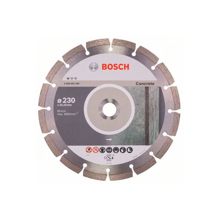 Диск алмазный по бетону Bosch 230x22,23x2,3 (10 шт) (2608603243)