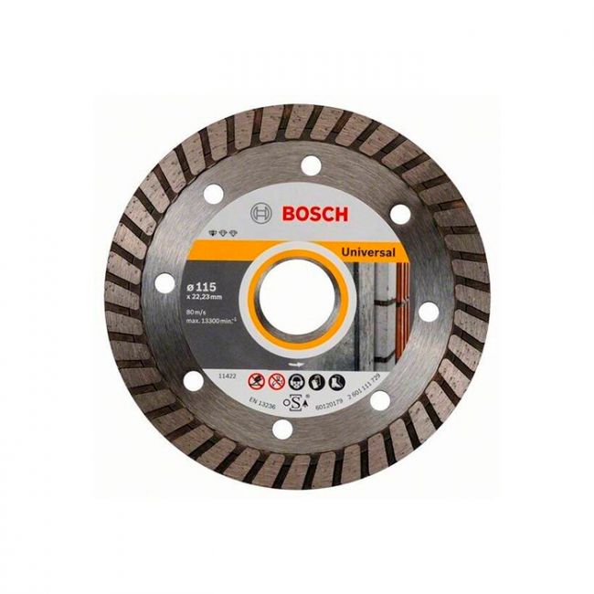 Диск отрезной алмазный Bosch Standard for Universal Turbo 115x22.2x2 мм (10 шт) (2608603249)