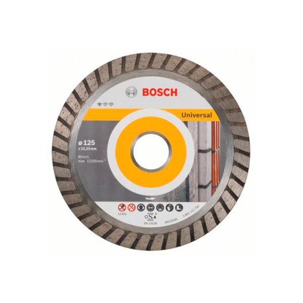 Диск алмазный универсальный Bosch 125x22,23x2 (10 шт) (2608603250)
