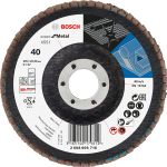 Пелюстковий шліфкруг Bosch X551 Expert for Metal 125?22.23 мм К40 (2608606716)