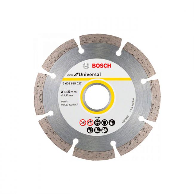 Диск отрезной алмазный Bosch ECO for Universal Segmented 115x22.2x2 мм (2608615027)