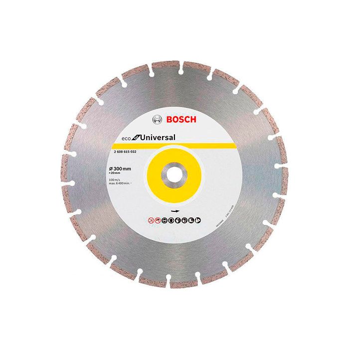 Диск отрезной алмазный Bosch ECO for Universal Segmented 300x20x3.2 мм (2608615032)