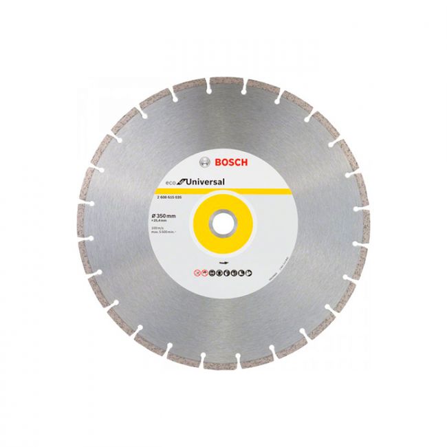 Диск отрезной алмазный Bosch ECO for Universal Segmented 350x25.4x3.2 мм (2608615035)