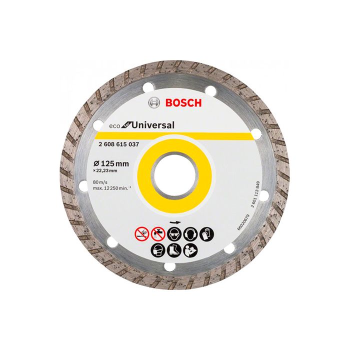 Диск отрезной алмазный Bosch ECO for Universal Turbo 125x22.2x2.4 мм (2608615037)
