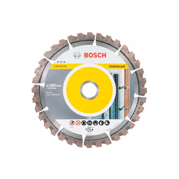 Диск отрезной алмазный Bosch ECO for Universal Turbo 180x22.2x2.6 мм (2608615038)