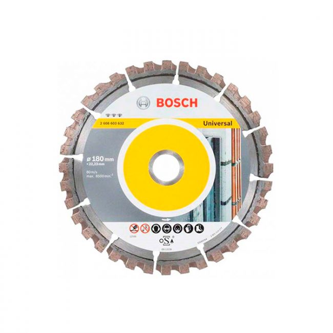 Диск отрезной алмазный Bosch ECO for Universal Turbo 180x22.2x2.6 мм (2608615038)