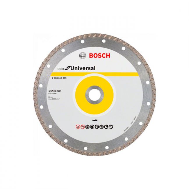 Диск отрезной алмазный Bosch ECO for Universal Turbo 230x22.2x3 мм (2608615039)