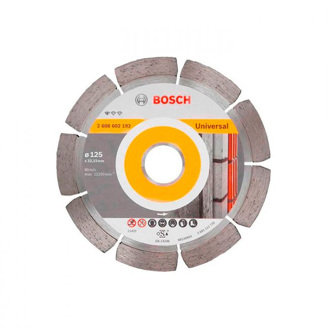 Диск отрезной алмазный Bosch ECO for Universal Segmented 125x22.2x2 мм (10 шт) (2608615041)