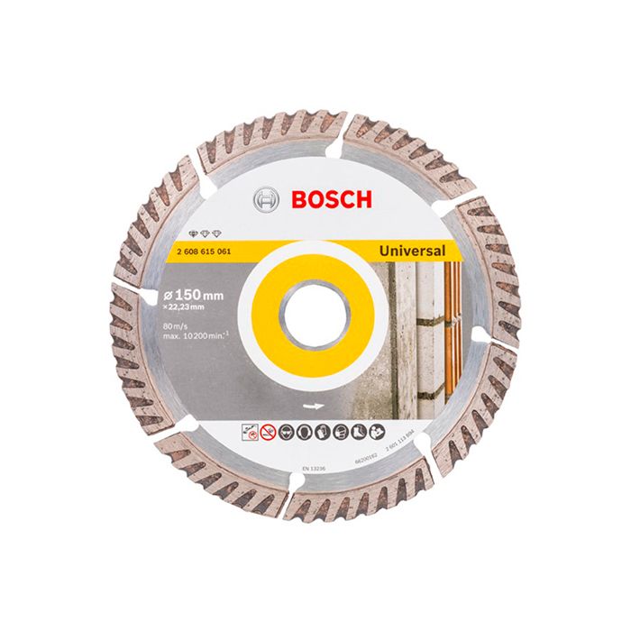 Диск отрезной алмазный Bosch Standard for Universal 150x22.2x2,4 мм (2608615061)
