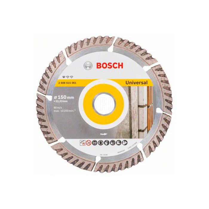 Диск алмазный по бетону Bosch Standard for Universal 150x22,2 мм (10 шт) (2608615062)