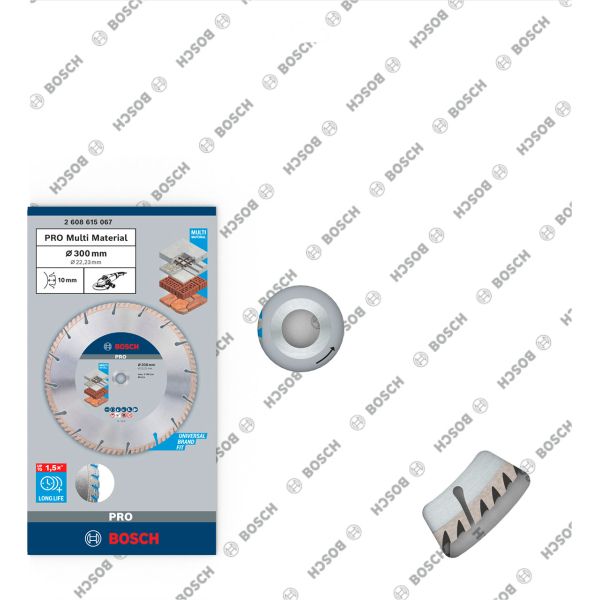 Алмазний диск Bosch Standard for Universal 300x22.23x3.3x10 мм (2608615067)