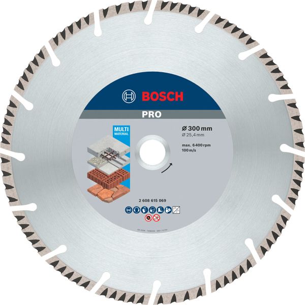 Алмазний диск Bosch Standard for Universal 300x25,4x3,3x10 мм (2608615069)